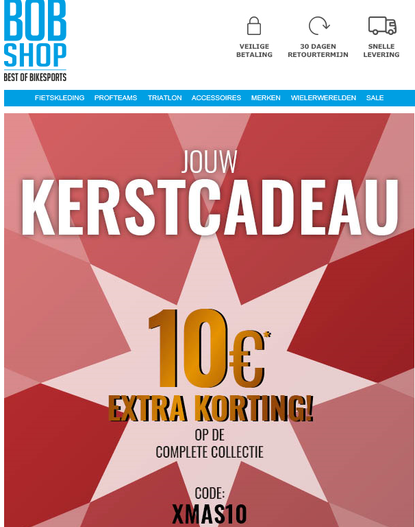 €10 korting bij aankoop vanaf €60 aankoop, ge...