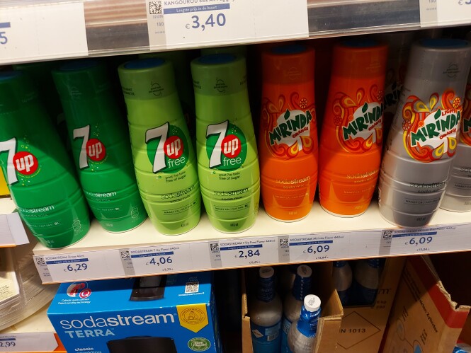 Okay Duffel sodastream siroop 7up free flavou...