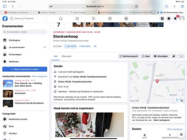 Stockverkoop Oxfam Wilrijk Jules Moretuslei 1...