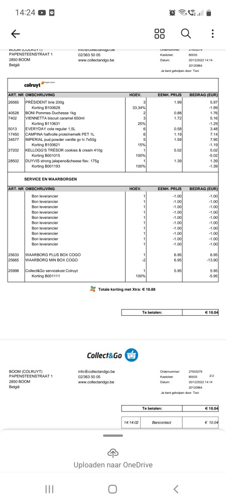 Collect and go Gratis artikelen duyvis stro...