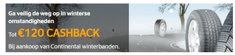 Continental Tot €120 CASHBACK Bij aankoop van...