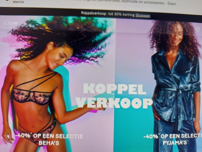 etam.be koppelverkoop: tot 50% korting vanac...