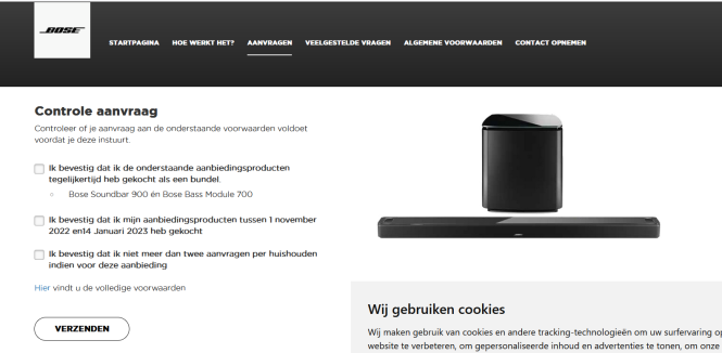 Bose Soundbar 900 én Bose Bass Module 700 € 2...