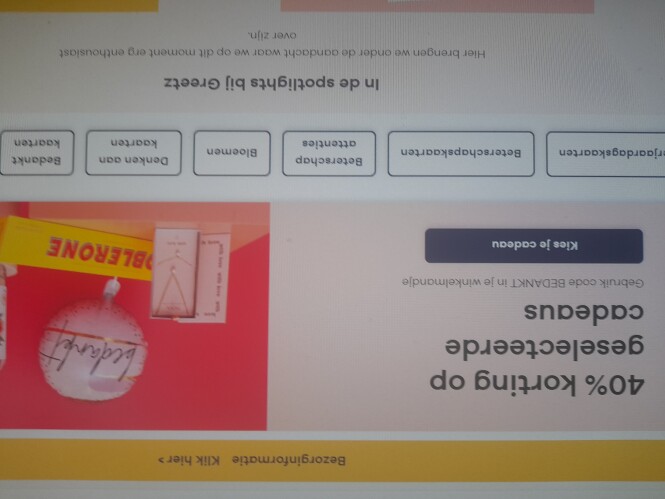 -40% op selectie geschenken oa assortiment Me...