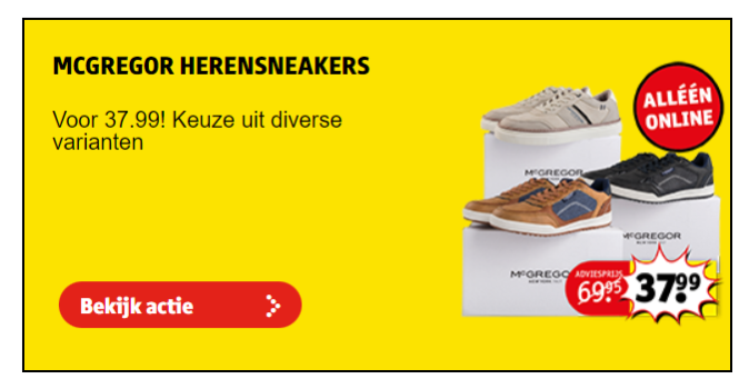 Nu bij Kruidvat MCGREGOR HERENSNEAKERS Voor 3...