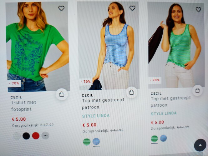 cecil-mode.be tot -70% op geselecteerde items