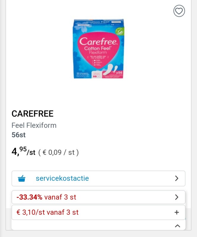 Collect&go carefree feel flexiform 56 st vana...