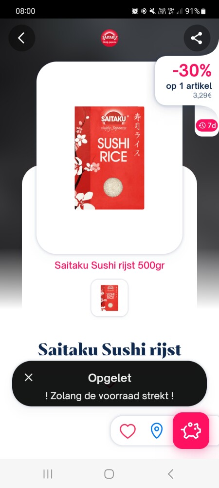 Shopmium -30% saitaku sushi