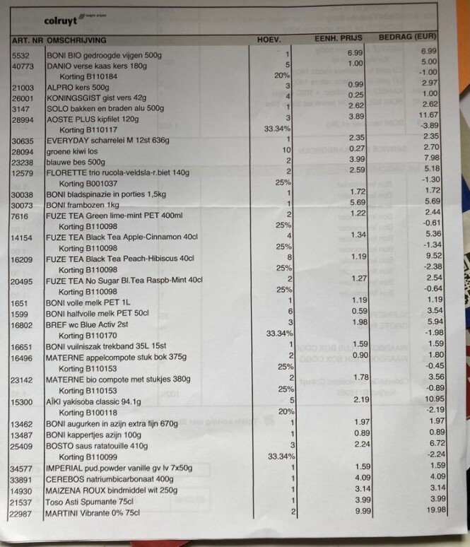 collect en go 3x alpro kers 0,99/st 3x bref w...