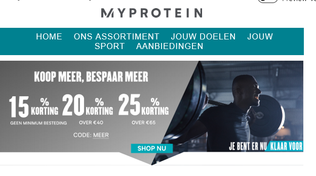 15% korting bij aankoop vanaf €10 20% korting...
