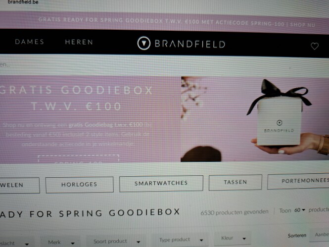 brandfield.be gratis goodiebox t.w.v. €100 (b...