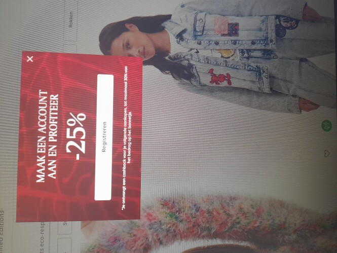 -50% op selectie v Desigual + bij aanmaak v e...