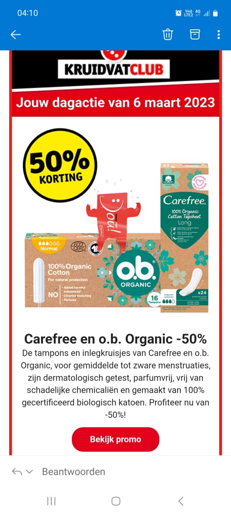 Kruidv1t clubpromo 6/3 -50% carefree en ob or...