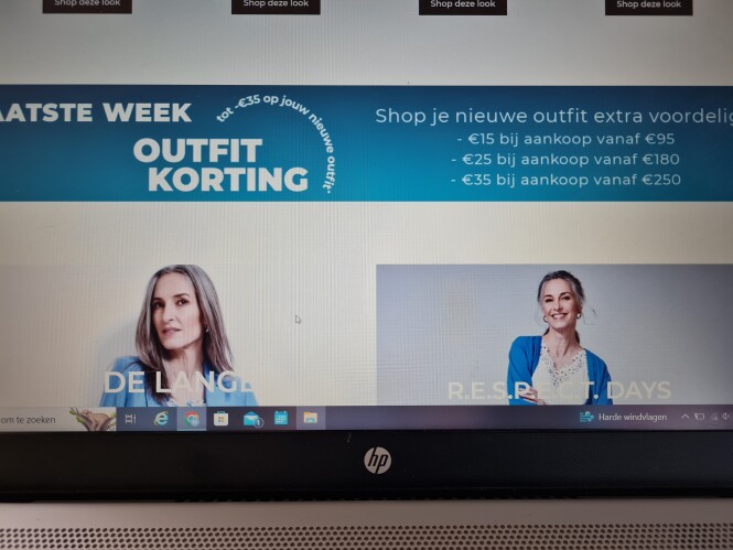 Bij Mayerline nu outfit korting. -15€ bav 95€...