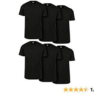 Urban Classics Basic Tee 6-Pack heren t-shirt...