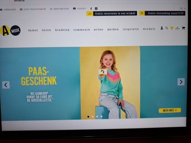 amode.be paasgeschenk bij aankoop vanaf €50 u...