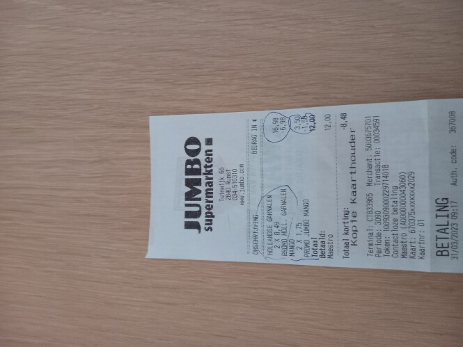 JUMBO Hollandse garnalen 2 pakken van 200gr...