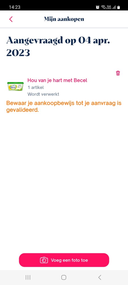 Delhaize becel original 225g twv 1.99€ gekoch...