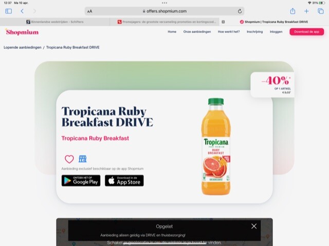 Tropicana Ruby Breakfast DRIVE Tropicana Ruby...