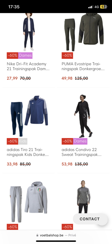 End of Season Sale Scoor tot wel 80% korting...