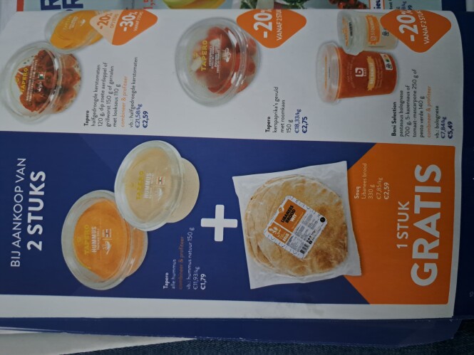 Bij Okay van woe 19 april tem di 2 mei gratis...