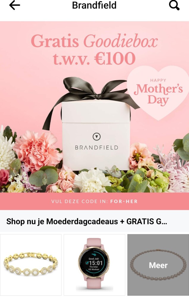 brandfield.com gratis goodiebox twv €100 bij...