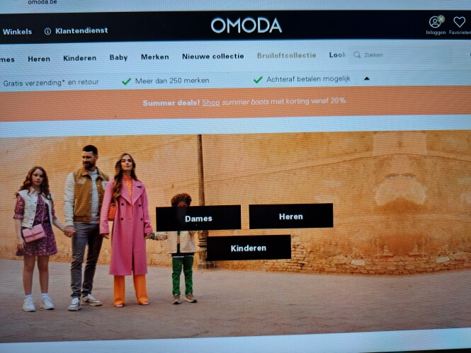 omoda.be summer deals vanaf 20% korting op ge...