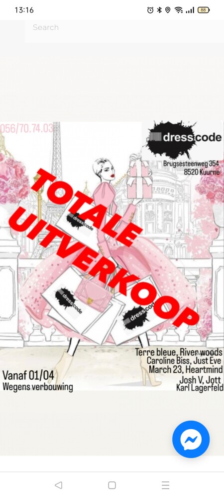 Wegens verbouwing organiseert Dresscode Fashi...