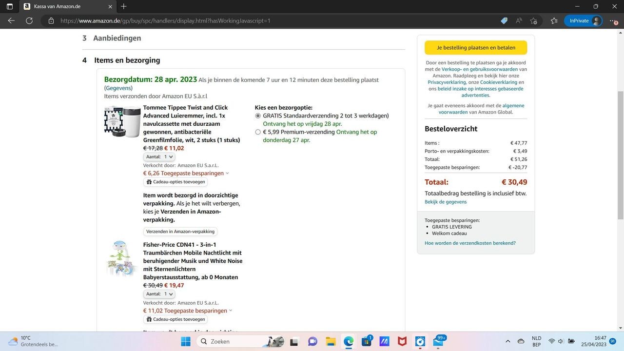 **Fisher-Price CDN41 muziekmobiel+ Tommee Tip...