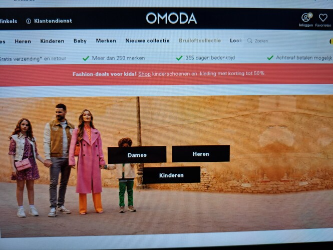 omoda.be shop kinderschoenen en -kleding met...