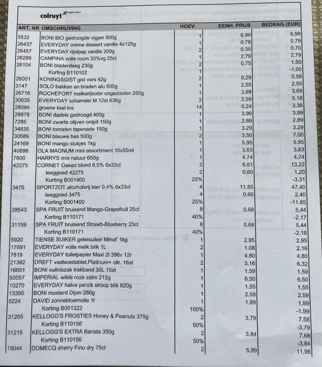 Collect en go. 28/4 2x Boni bladerdeeg-1€ ko...