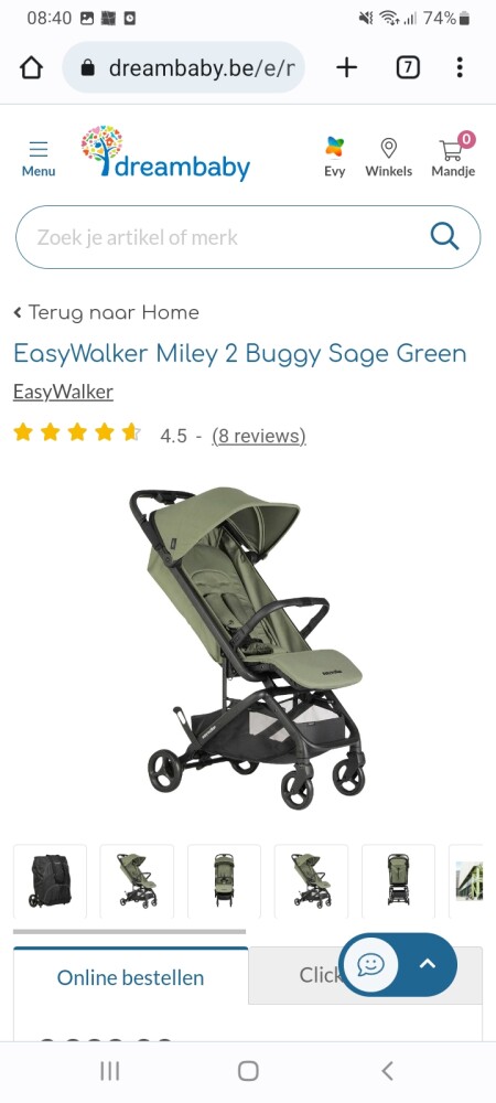 Bij aankoop v een buggy v Easywalker krijg je...