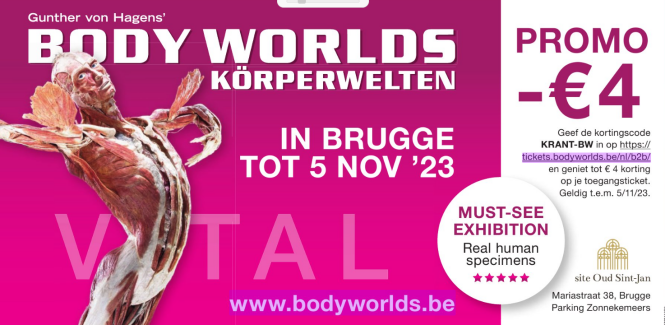 €4 Korting op je toegangsticket voor Body Wor...