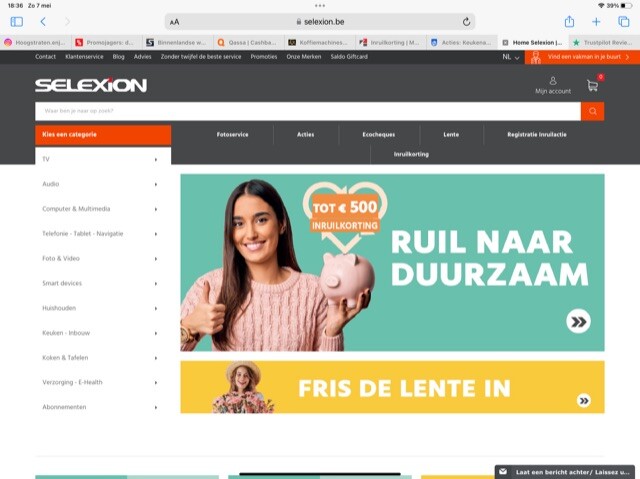 Duurzaam denken? Dat is oude toestellen oprui...