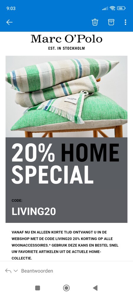 20% korting op alle woonaccessoires https://...