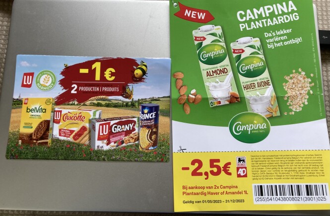 Mooie bonnetjes te vinden in ad delhaize led...