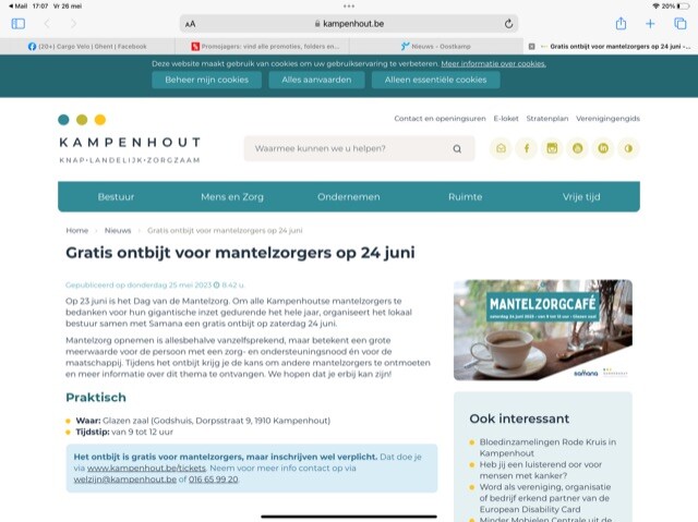 Op 23 juni is het Dag van de Mantelzorg. Om a...