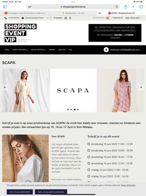 SCAPA ✅ Collectie voor dames, heren, en kind...