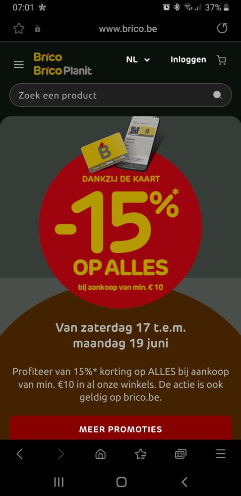 Vanaf morgen tot maandag 19/06 krijg je bij b...
