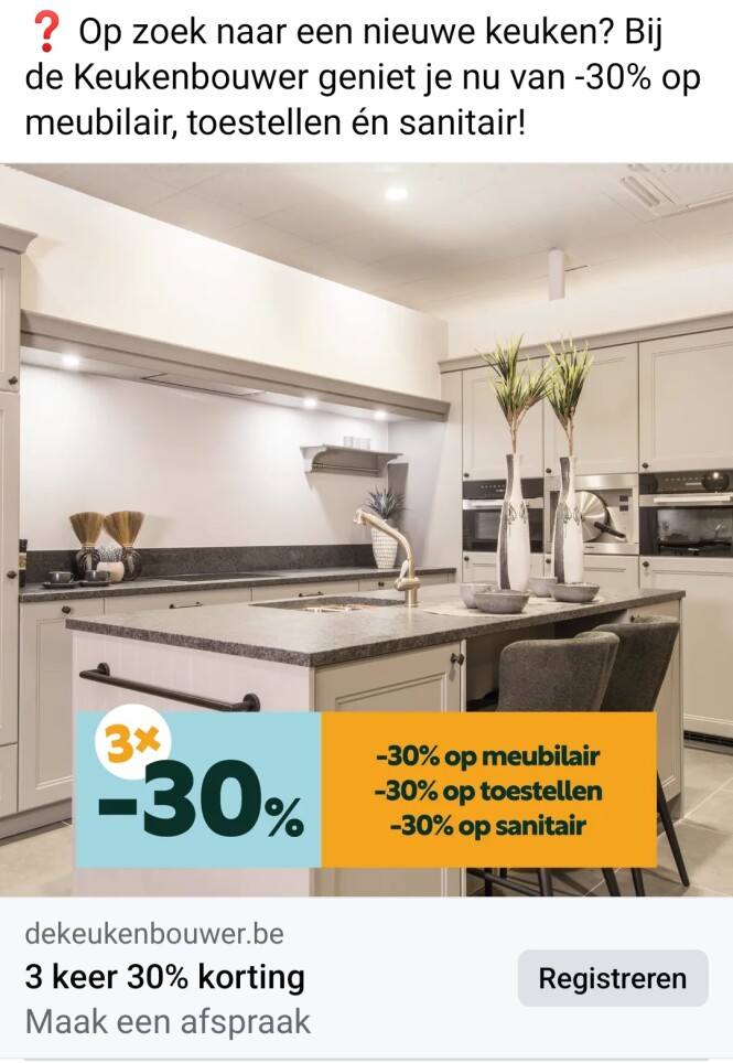 Op zoek naar een nieuwe keuken? Bij de Keuken...