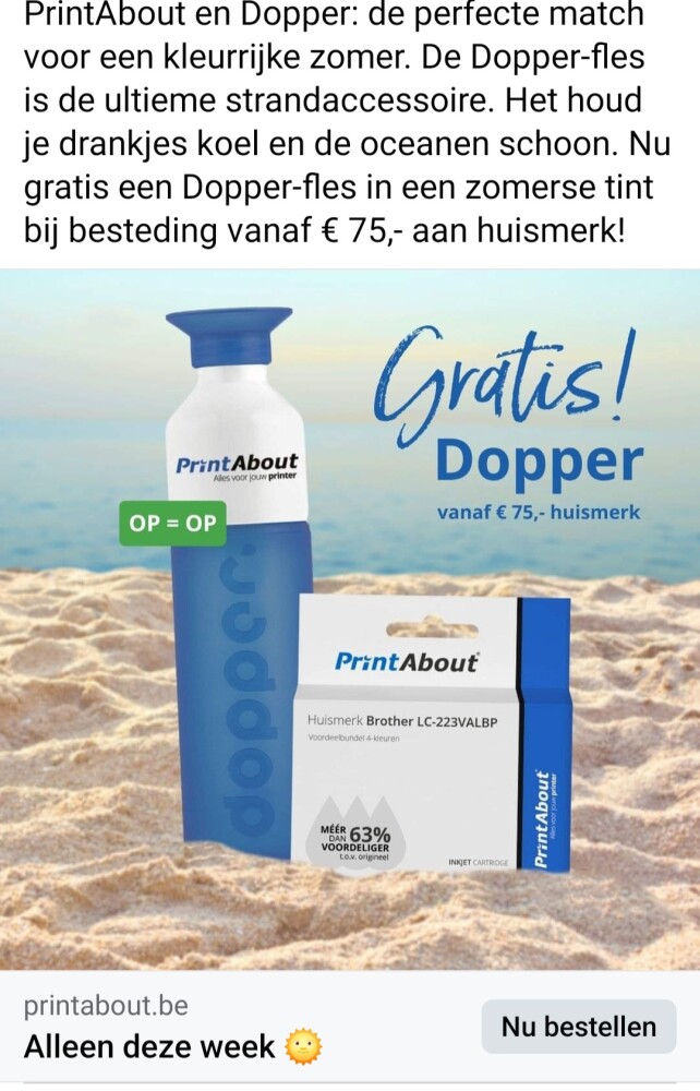 PrintAbout en Dopper: de perfecte match voor...
