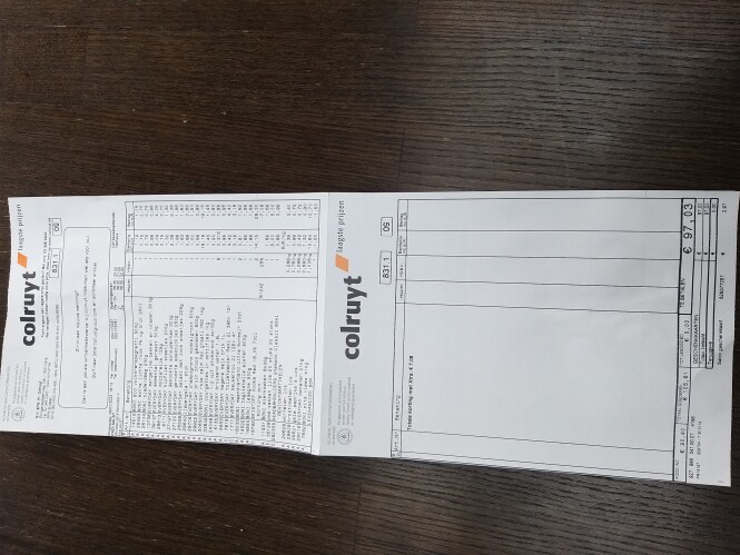 Bij colruyt 2 flessen Eristoff vodka red geko...