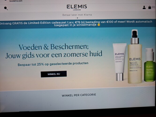 elemis.com ontvang gratis de limited-edition...
