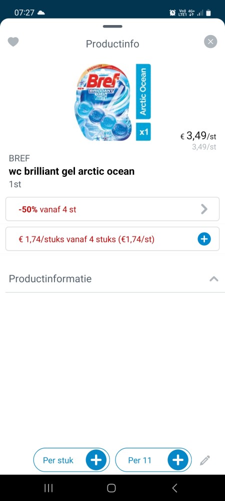 Collect and go bref bv wc brilliant gel artic...