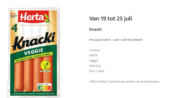 100% terugbetaald bij smatch Van 19 tot 25 ju...
