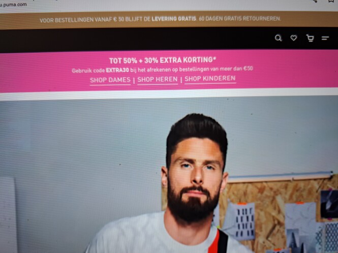 puma.com tot 50% + 30% extra korting*