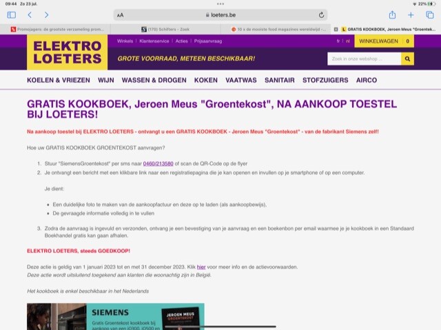 GRATIS KOOKBOEK, Jeroen Meus "Groentekost", N...