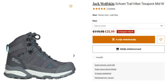 Jack Wolfskin Schoen Trail Hiker Texapore Mid...