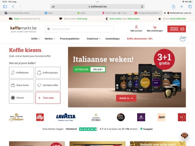 Italiaans weken bij https://www.koffiemarkt.b...