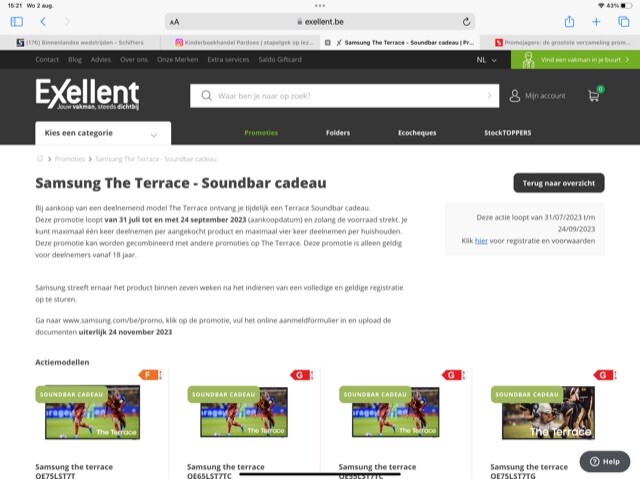 Samsung The Terrace - Soundbar cadeau Bij aa...